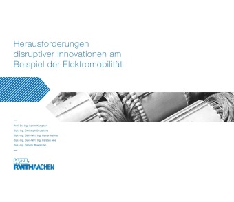 Herausforderungen disruptiver Innovationen am Beispiel der Ele...
