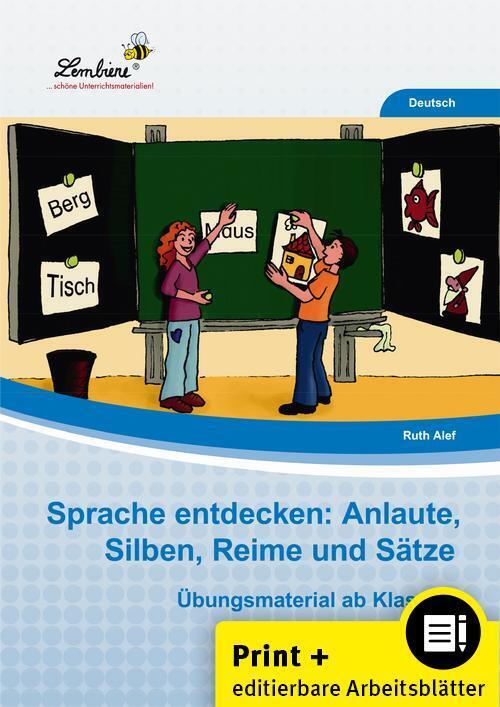 Sprache entdecken: Anlaute, Silben, Reime, m. 1 CD-ROM main product photo