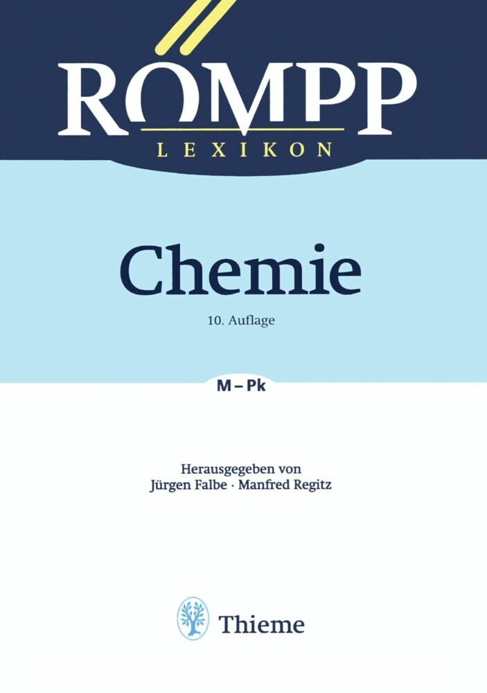 RÖMPP Lexikon Chemie, 10. Auflage, 1996-1999 main product photo