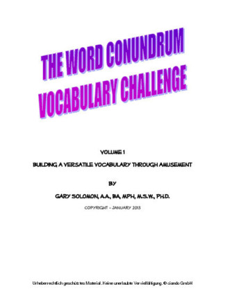 The Word Conundrum Vocabulary Challenge