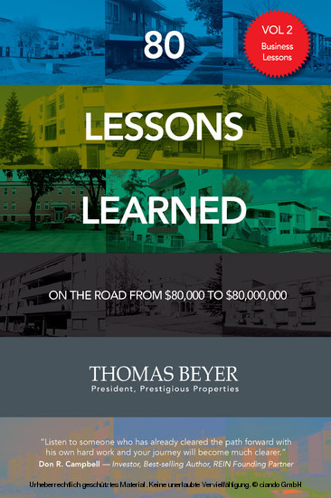 80 Lessons Learned - Volume II - Business Lessons main product photo