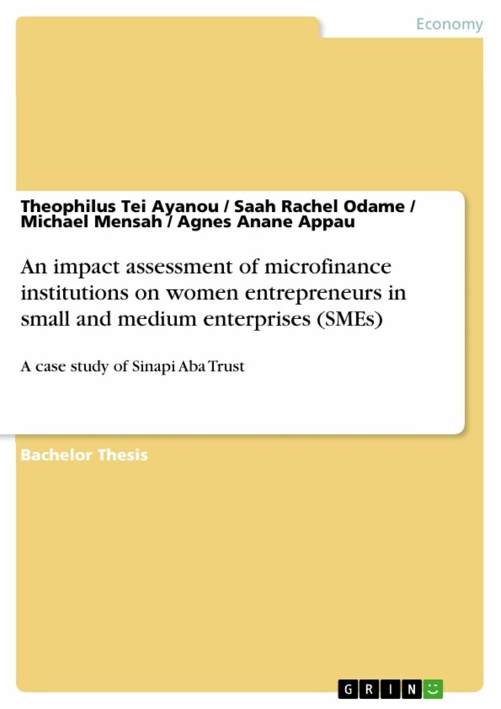 An impact assessment of microfinance institutions on women entrepreneurs in small and medium enterprises (SMEs) main product photo