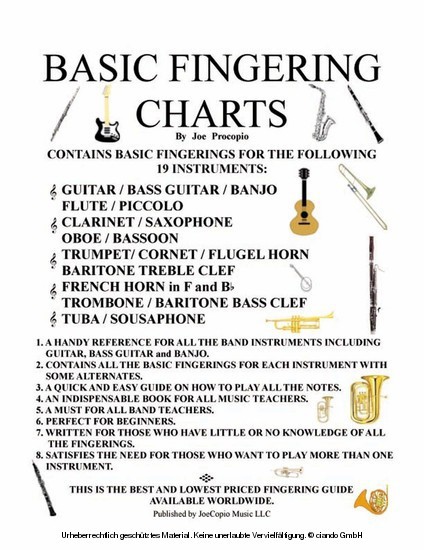 Basic Fingering Charts main product photo