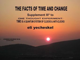 SUPPLEMENT III: The Facts of Time and Change