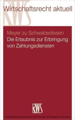 Die Erlaubnis zur Erbringung von Zahlungsdiensten