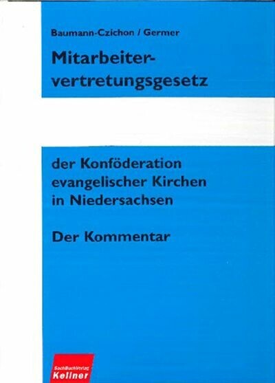 Mitarbeitervertretungsgesetz der Konföderation evangelischer Kirchen in Niedersachsen, MVG-K main product photo