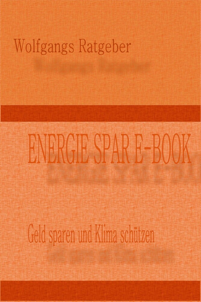 ENERGIE SPAR E-BOOK main product photo