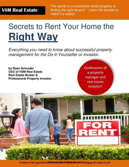 The Secrets to Renting Your Home the Right Way main product photo