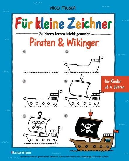 Für kleine Zeichner - Piraten & Wikinger main product photo