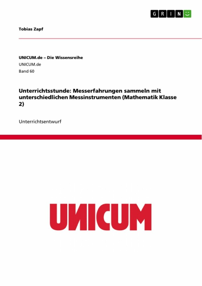 Unterrichtsstunde: Messerfahrungen sammeln mit unterschiedlichen Messinstrumenten (Mathematik Klasse 2) main product photo