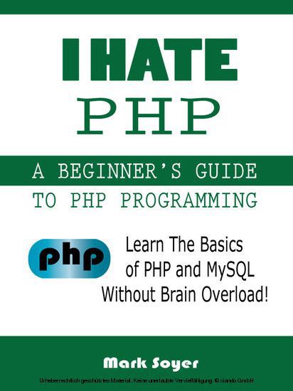 I Hate PHP main product photo