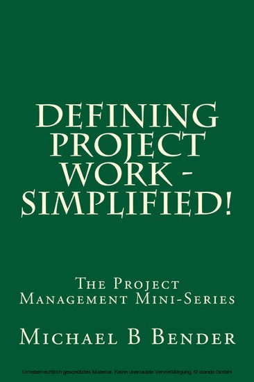 Defining Project Work - Simplified! main product photo