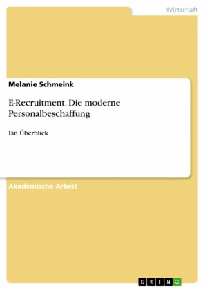E-Recruitment. Die moderne Personalbeschaffung