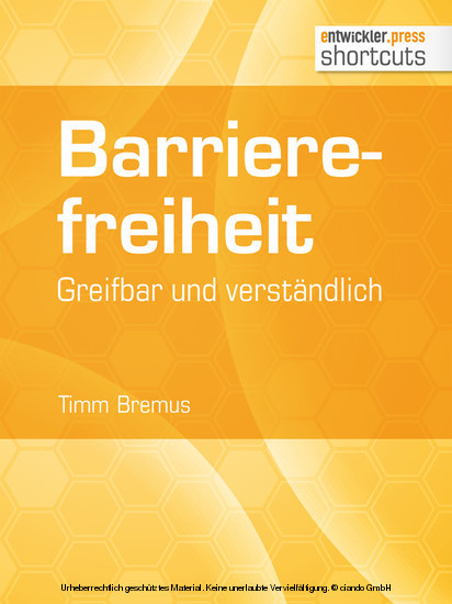 Barrierefreiheit - greifbar und verständlich main product photo