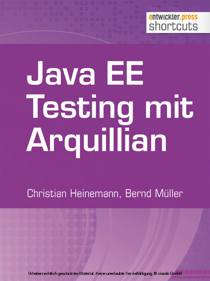 Java EE Testing mit Arquillian main product photo