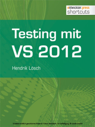 Testing mit Visual Studio 2012