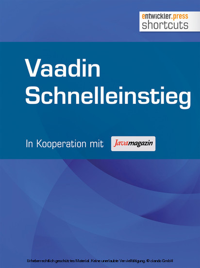 Vaadin Schnelleinstieg main product photo