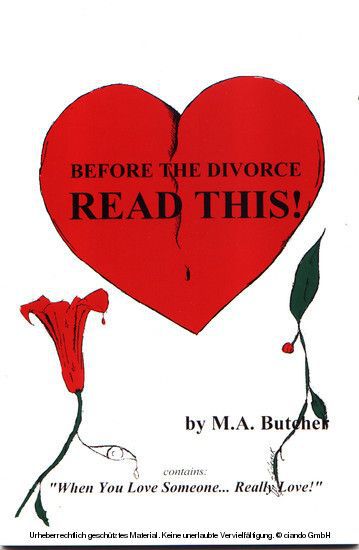 Before The Divorce Read This! main product photo