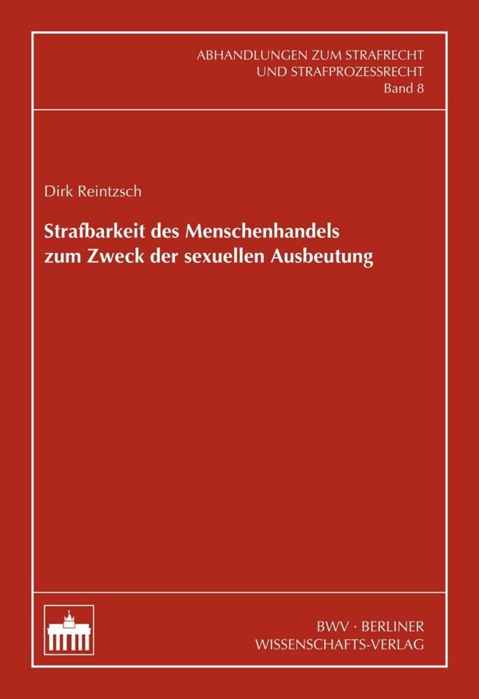 Strafbarkeit des Menschenhandels zum Zweck der sexuellen Ausbeutung main product photo