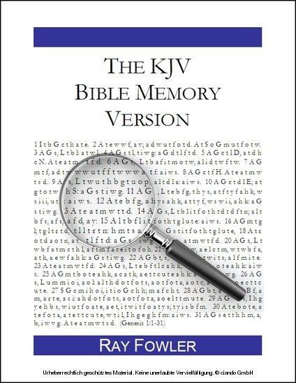 The KJV Bible Memory Version main product photo