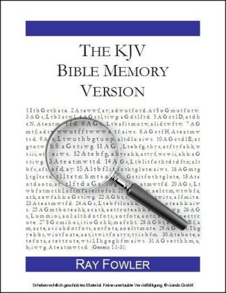 The KJV Bible Memory Version