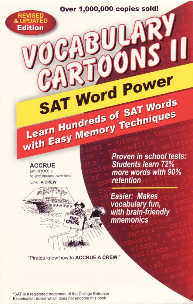 Vocabulary Cartoons II, SAT Word Power main product photo