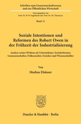 Soziale Intentionen und Reformen des Robert Owen in der Frühz...