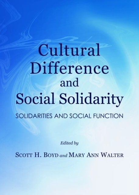 Cultural Difference and Social Solidarity main product photo