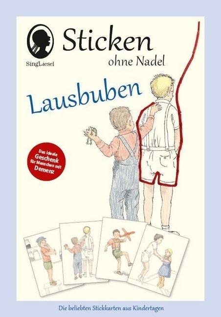 Sticken ohne Nadel "Lausbuben" main product photo