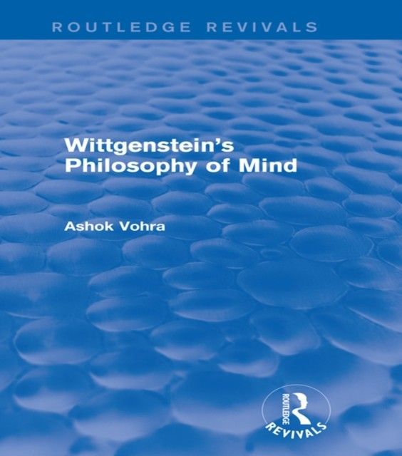 Wittgenstein's Philosophy of Mind (Routledge Revivals) main product photo