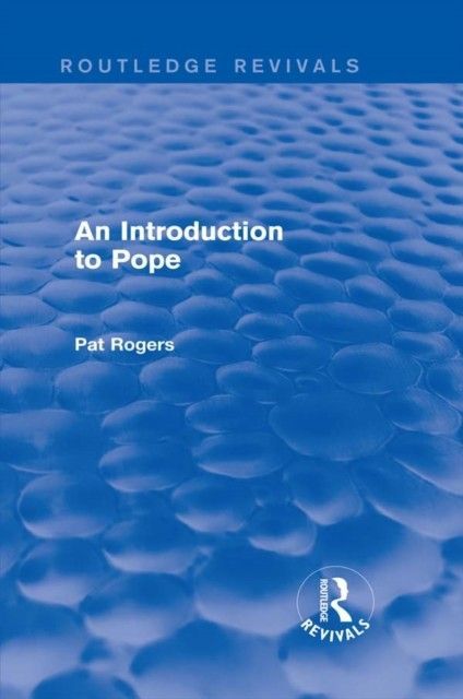 Introduction to Pope (Routledge Revivals) main product photo