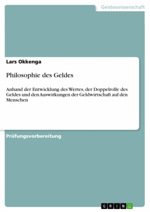 Philosophie des Geldes