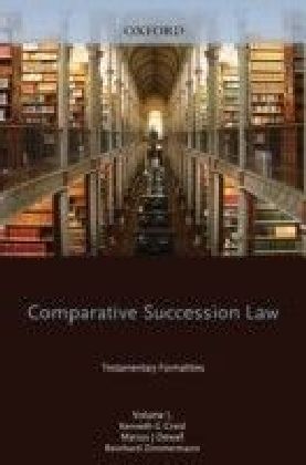 Comparative Succession Law: Volume I: Testamentary Formalities