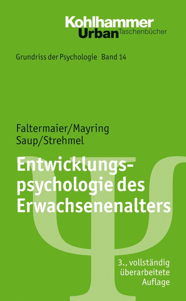 Entwicklungspsychologie des Erwachsenenalters main product photo