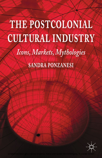 The Postcolonial Cultural Industry main product photo