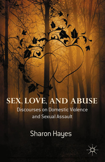 Sex, Love and Abuse main product photo