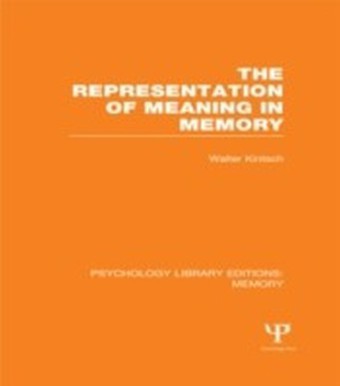 Representation of Meaning in Memory (PLE: Memory)