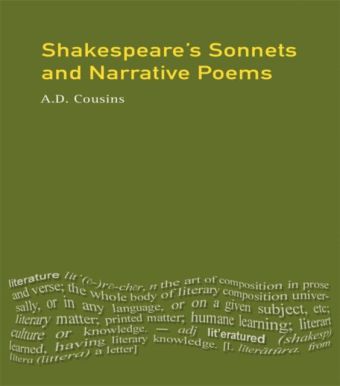 Shakespeare's Sonnets and Narrative Poems