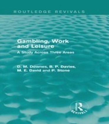 Gambling, Work and Leisure (Routledge Revivals) main product photo