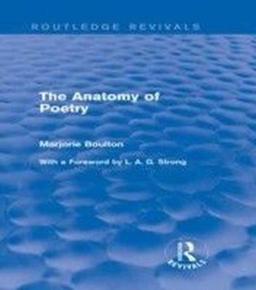 Anatomy of Poetry (Routledge Revivals) main product photo