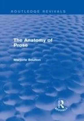 Anatomy of Prose (Routledge Revivals) main product photo