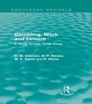 Gambling, Work and Leisure (Routledge Revivals) main product photo