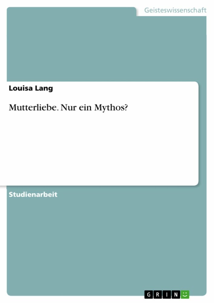 Mutterliebe. Nur ein Mythos? main product photo