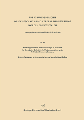 Forschungsberichte des Wirtschafts- und Verkehrsministeriums N...