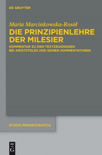 Die Prinzipienlehre der Milesier main product photo