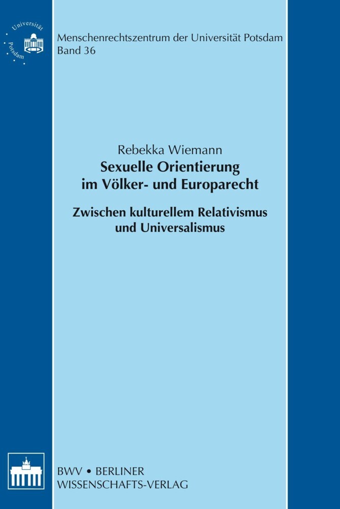 Sexuelle Orientierung im Völker- und Europarecht main product photo