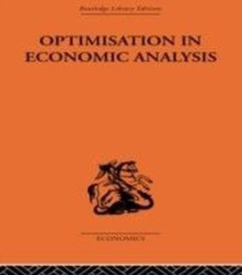 Optimisation in Economic Analysis