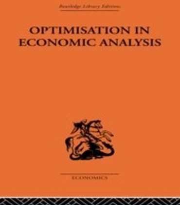 Optimisation in Economic Analysis main product photo