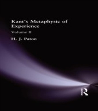 Kant's Metaphysic of Experience