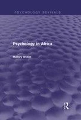 Psychology in Africa (Psychology Revivals) main product photo